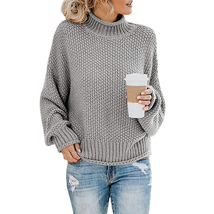 Women's Knitted Loose Pullover - Wnkrs