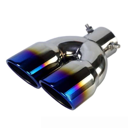 Universal Stainless Steel Dual Exhaust Muffler - wnkrs