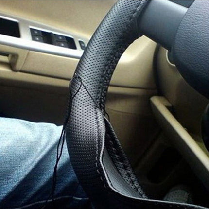 DIY Perforated Car Steering Wheel Cover - wnkrs