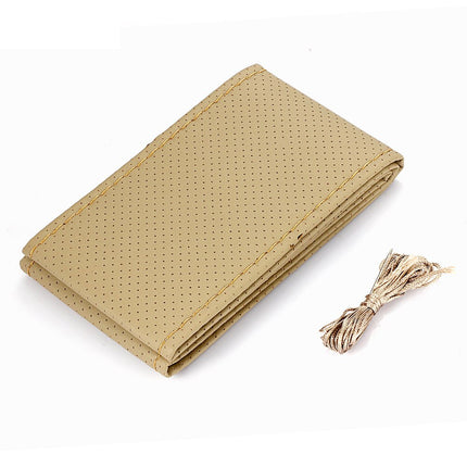 DIY Perforated Car Steering Wheel Cover - wnkrs