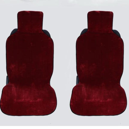 Fluffy Solid Color Car Seat Cover - wnkrs