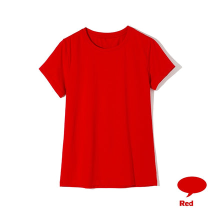 Elastic Plain Cotton T-Shirt for Women - Wnkrs