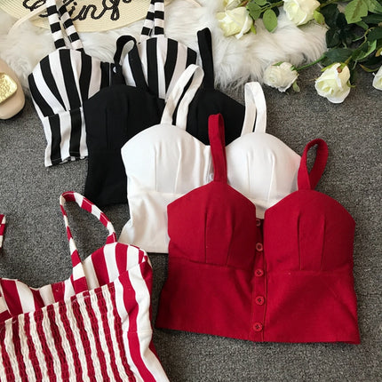 Striped Crop Top for Girls - Wnkrs