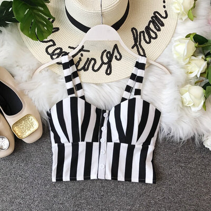 Striped Crop Top for Girls - Wnkrs