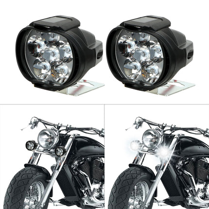 6500K Motorcycle Spotlights Pair - wnkrs