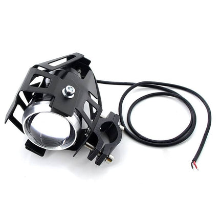 White Motorcycle Headlights Pair with Switch - wnkrs