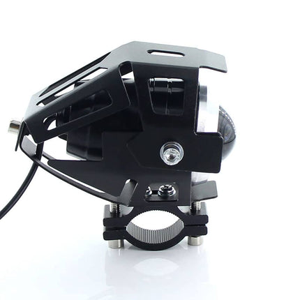 White Motorcycle Headlights Pair with Switch - wnkrs