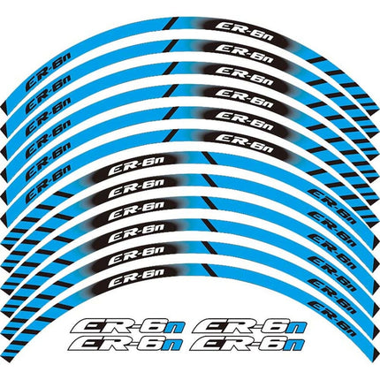 Motorcycle Wheel Stripe Sticker - wnkrs