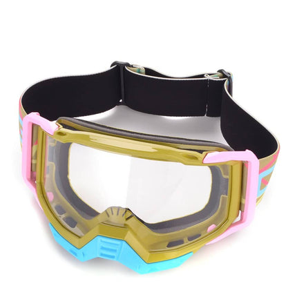 Motorcycle Protective Goggles with Transparent Lenses - wnkrs