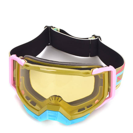 Motorcycle Protective Goggles with Transparent Lenses - wnkrs