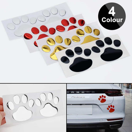 3D Paw Shaped Car Stickers 2 pcs Set - wnkrs