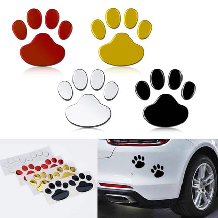 3D Paw Shaped Car Stickers 2 pcs Set - wnkrs
