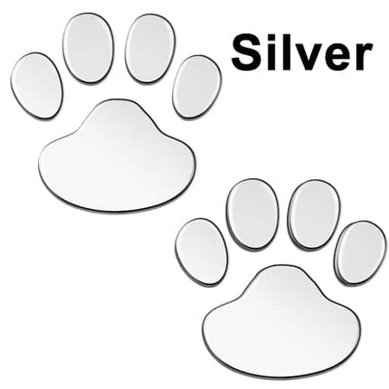 3D Paw Shaped Car Stickers 2 pcs Set - wnkrs