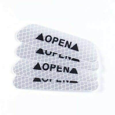 Car Door Universal Safety Sticker Set 4 Pcs - wnkrs