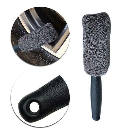 Compact Microfiber Tire Rim Brush - wnkrs