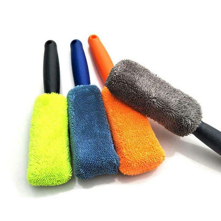 Compact Microfiber Tire Rim Brush - wnkrs