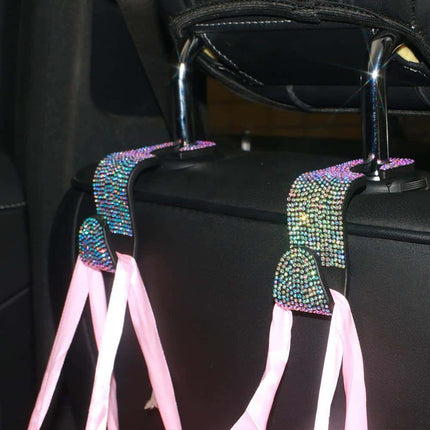 Glitter Car Back Seat Hook 2 Pcs Set - wnkrs