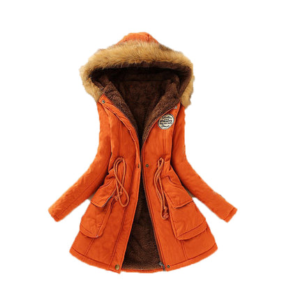 Women's Warm Fur Collar Parka - Wnkrs
