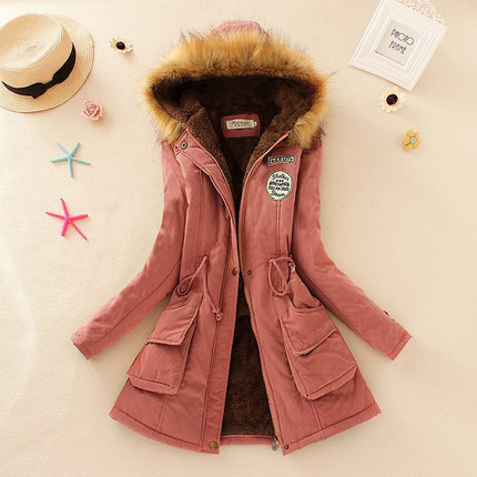 Women's Warm Fur Collar Parka - Wnkrs