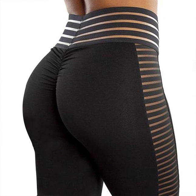 Striped Leggings with Push Up - Wnkrs