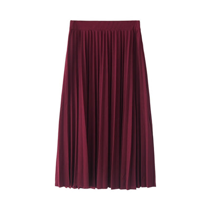 Women's High Waist Pleated Skirt - Wnkrs