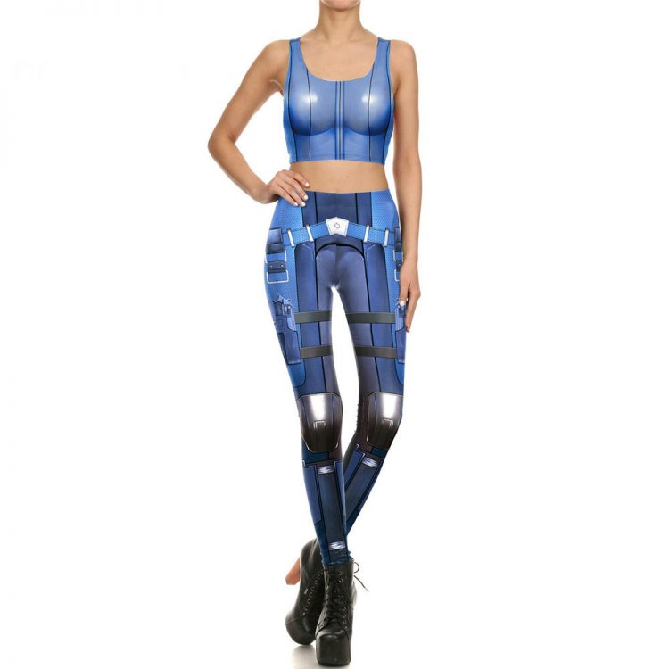 Fashion Casual Skull Printed Elastic Women’s Leggings