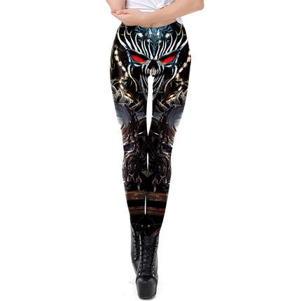 Fashion Casual Skull Printed Elastic Women’s Leggings - Wnkrs