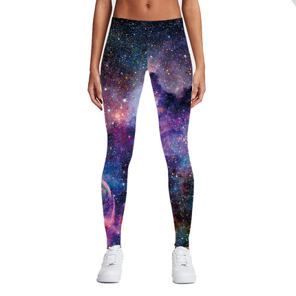 Women's Galaxy Printed Leggins - Wnkrs