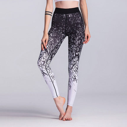 Women's Colorful Printed Sport Leggings - Wnkrs