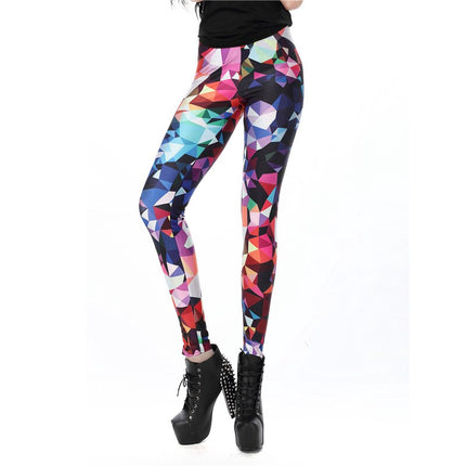 Women's Bubbles Printed Spandex Leggings - Wnkrs