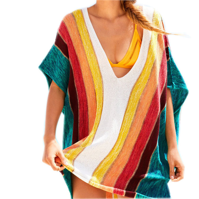 Women's Striped Cover Up - Wnkrs