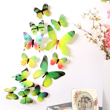 Colorful 3D Butterflies Wall Stickers Set - Wnkrs