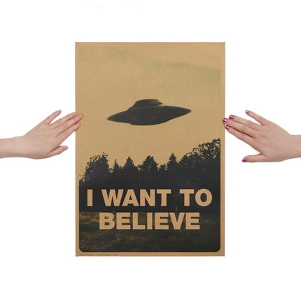 I Want To Believe Poster - wnkrs
