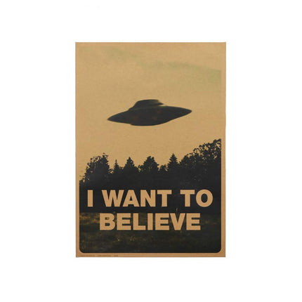 I Want To Believe Poster - wnkrs