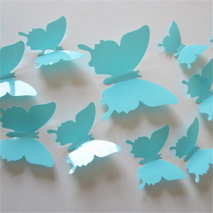 Adhesive Butterfly Wall Stickers for Home Decor, 12 Pcs/Lot - wnkrs