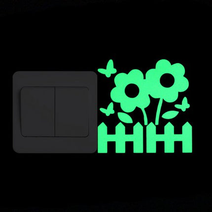 Cartoon Fluorescent Switch Sticker - Wnkrs