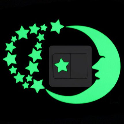 Cartoon Fluorescent Switch Sticker - Wnkrs