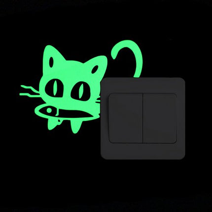 Cartoon Fluorescent Switch Sticker - Wnkrs