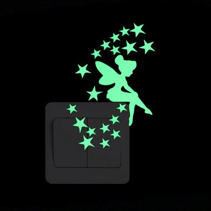 Cartoon Fluorescent Switch Sticker - Wnkrs