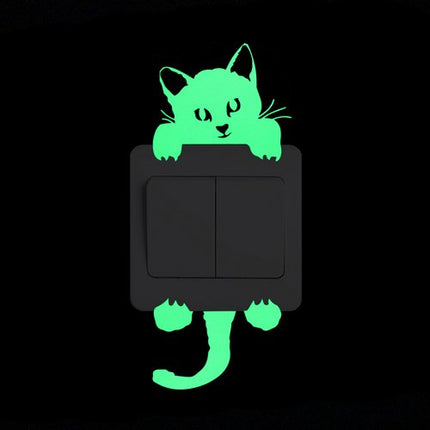 Cartoon Fluorescent Switch Sticker - Wnkrs