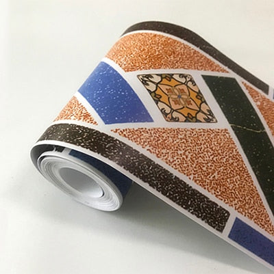 Colorful Patterned Waterproof Wall Sticker - Wnkrs