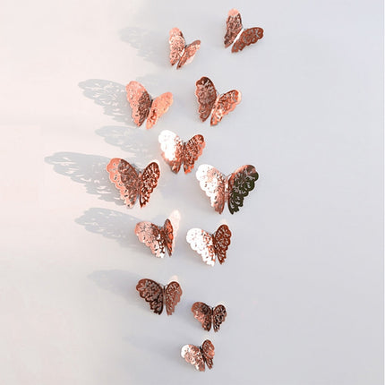 Twelve Hollow Butterfly Wall Stickers - Wnkrs