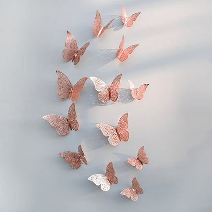 Twelve Hollow Butterfly Wall Stickers - Wnkrs
