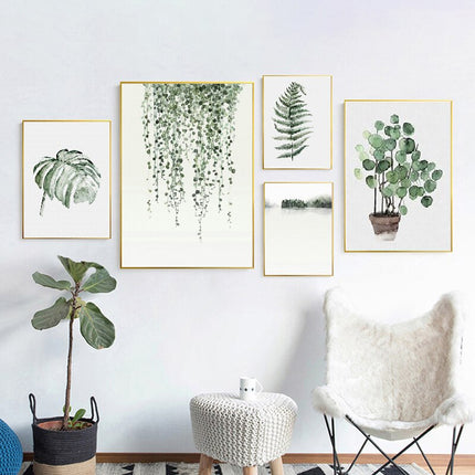 Scandinavian Style Tropical Plants Poster - Wnkrs