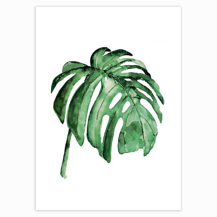 Scandinavian Style Tropical Plants Poster - Wnkrs