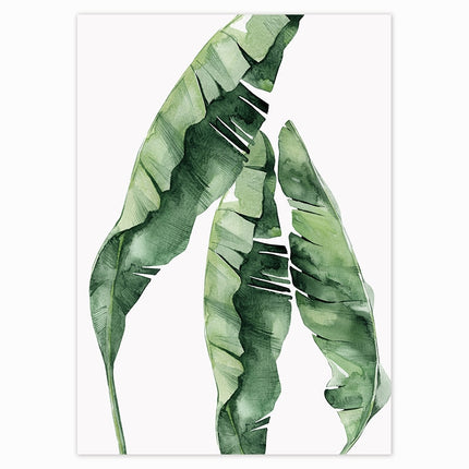 Scandinavian Style Tropical Plants Poster - Wnkrs