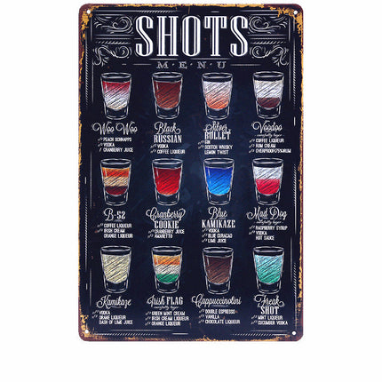 Retro Art Metal Wall Signs - Wnkrs