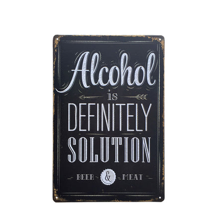 Retro Art Metal Wall Signs - Wnkrs