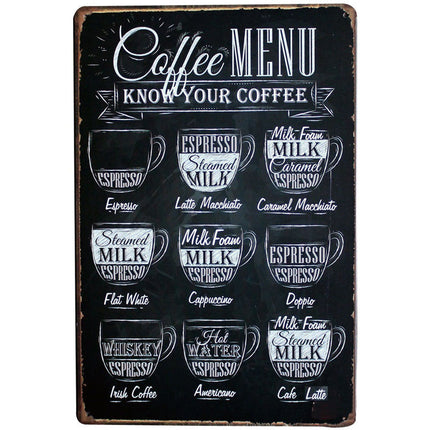 Retro Art Metal Wall Signs - Wnkrs