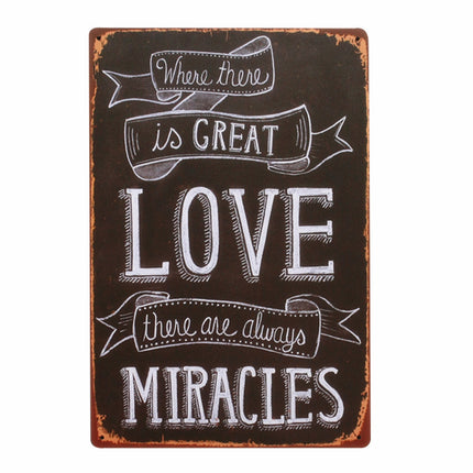 Retro Art Metal Wall Signs - Wnkrs